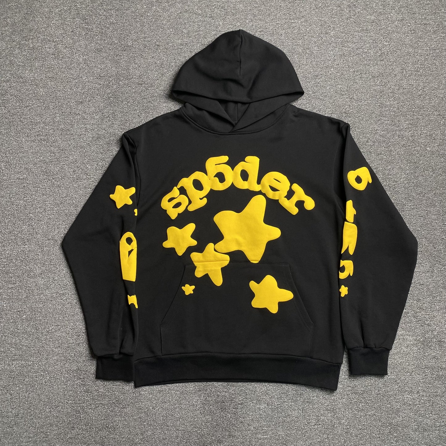 SP5DER BELUGA HOODIE ONYX YELLOW