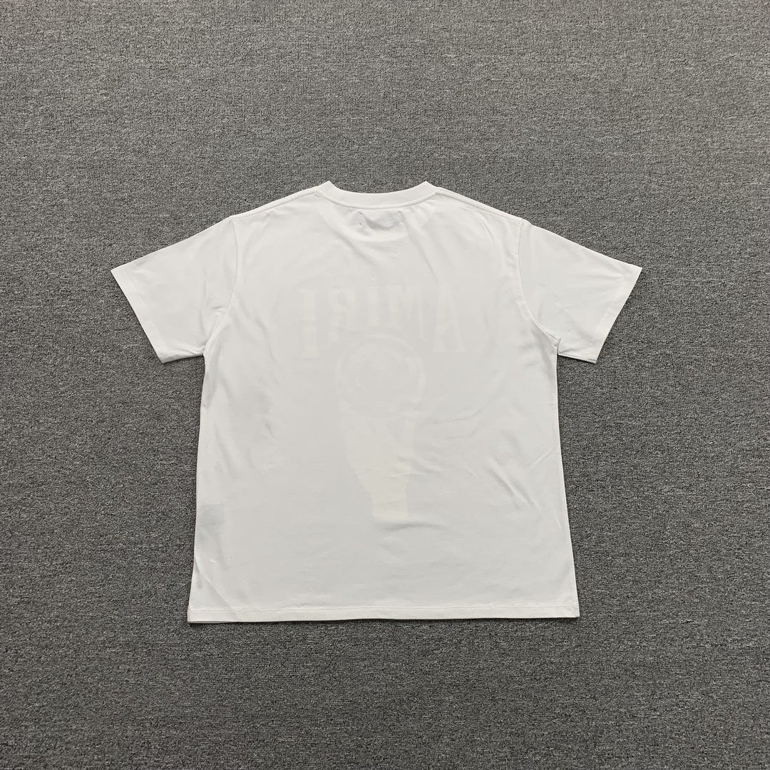 AMIRI CRYSTAL BALL TEE WHITE