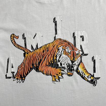 AMIRI VINTAGE TIGER TEE WHITE