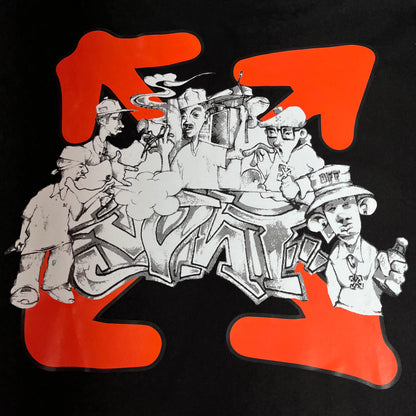 Remera Off White Graffiti Arrow L