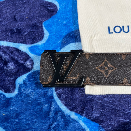 Cinturon LV Monogram Marrón/Negro