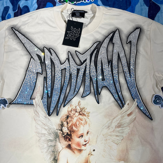 Remera Mixed Emotion Dove Crema L