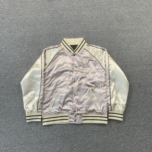 AMIRI SOUVENIR VARSITY BOMBER JACKET SAGE