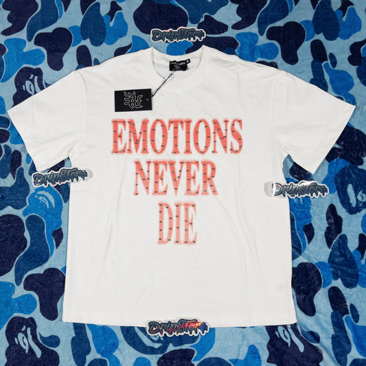 Mixed Emotion End Tee White