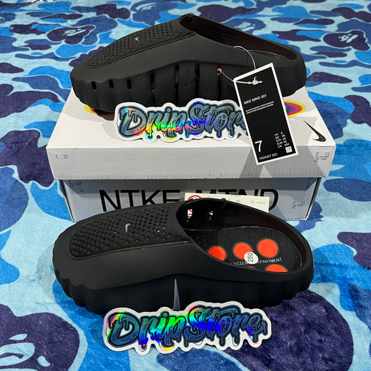 Nike Mind 001 Slide Black Chrome