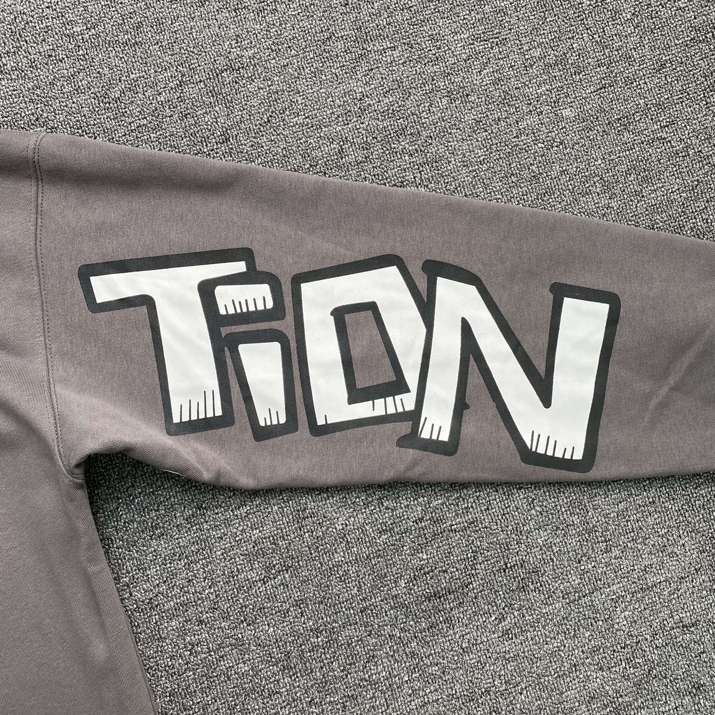 Mixed Emotion Monster Hoodie Grey