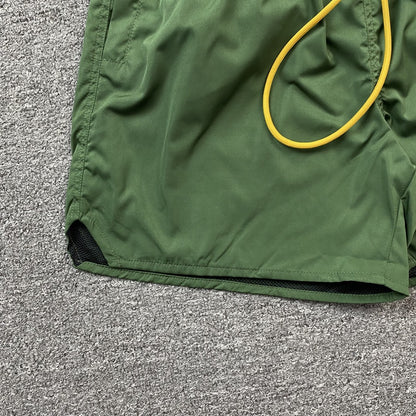 RHUDE SHORTS GREEN