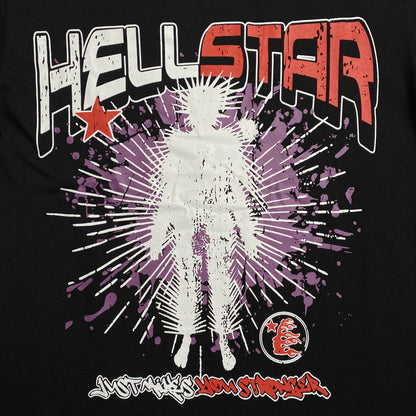 HELLSTAR MAKES YOU STRANGER TEE BLACK