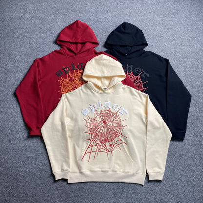 SP5DER WEB HOODIE RED