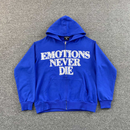 Mixed Emotion End Jacket Blue