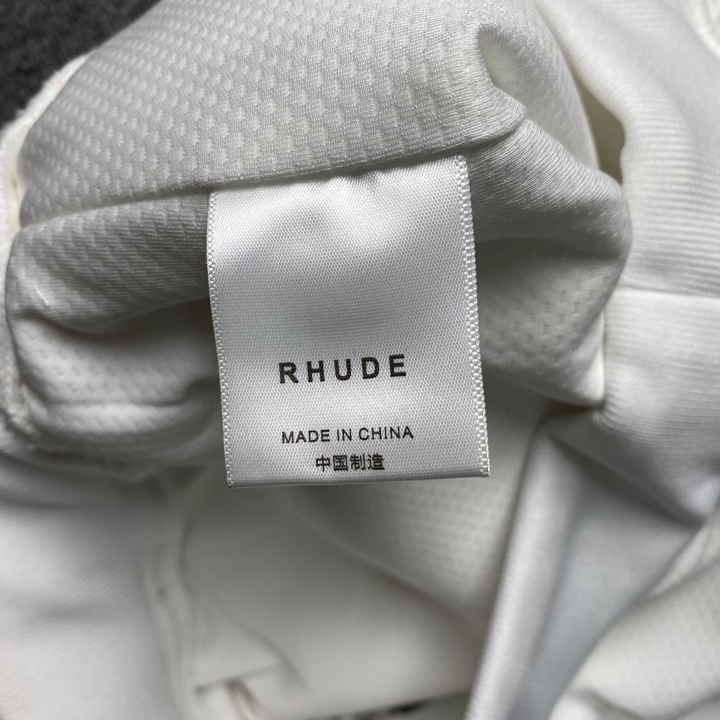 RHUDE SHORTS WHITE