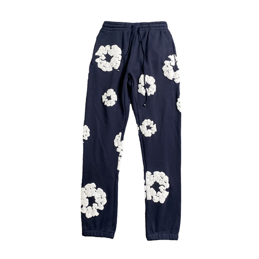 DENIM TEARS THE COTTON WREATH SWEATPANTS NAVY