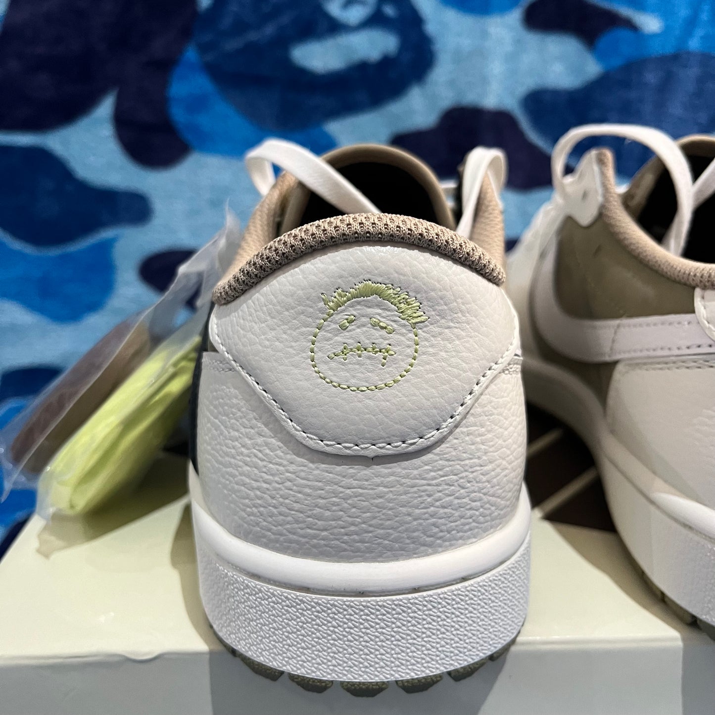 Jordan 1 Low Golf X Travis Scott Neutral Olive