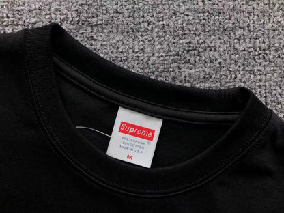 SUPREME TERA PATRICK COLLEGIATE TEE BLACK