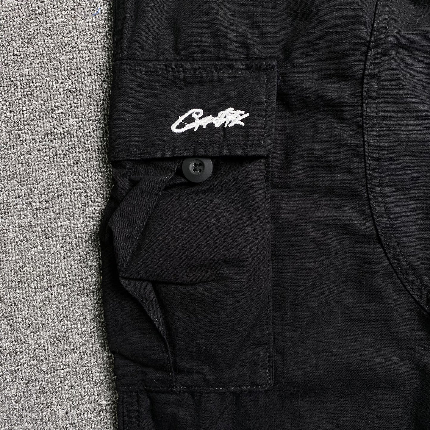 CORTEIZ GUERILLAZ CARGOS BLACK/YELLOW