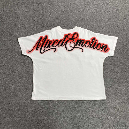 Mixed Emotion Pearl Tee White