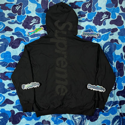 Buzo Supreme Satin Applique Negro S