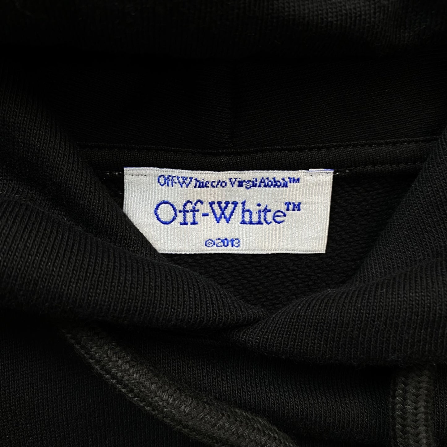 OFF WHITE SCAN ARROW HOODIE BLACK