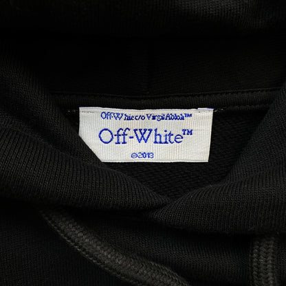 OFF WHITE SCAN ARROW HOODIE BLACK