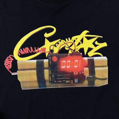 Corteiz Timebomb Tee Black