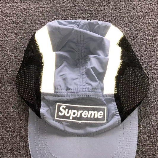 Supreme Side Mesh Camp Cap Light Blue