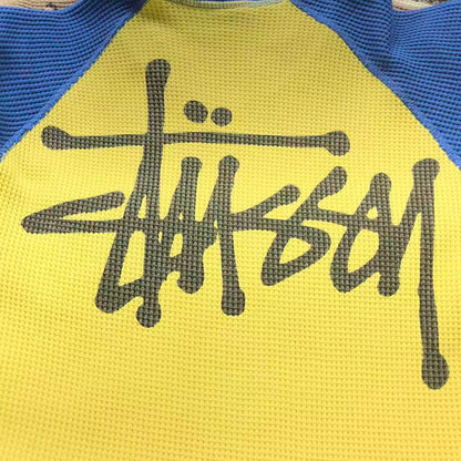 Stussy Thermal 2 Tone Raglan Shirt Yellow