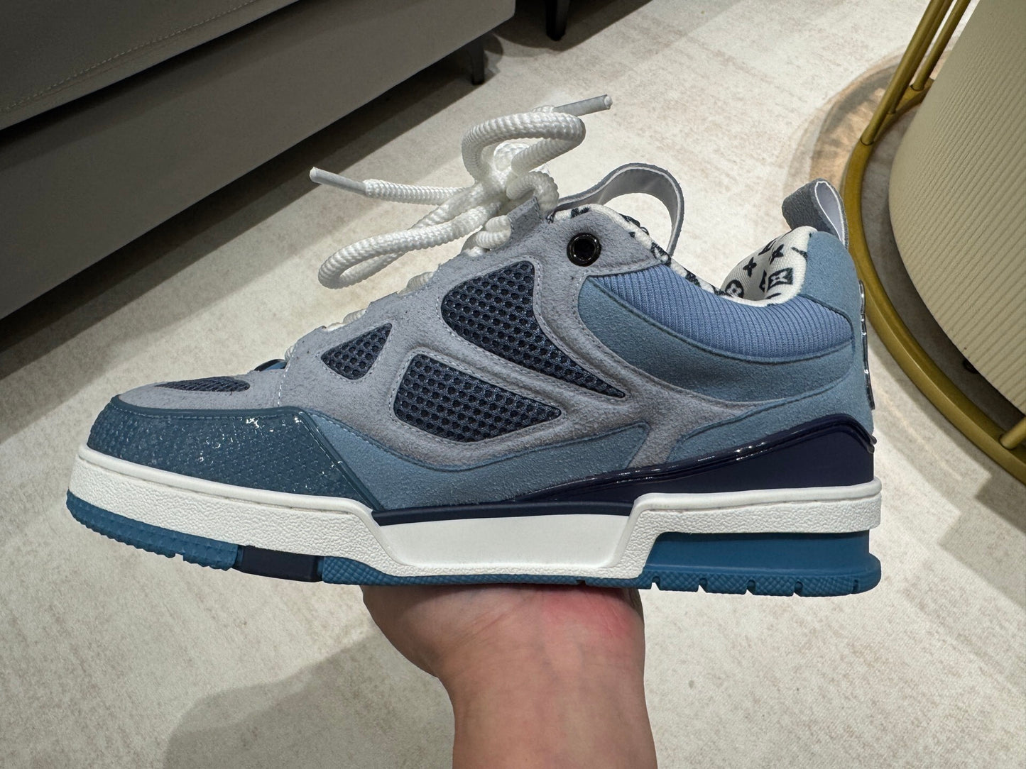 Louis Vuitton Skate Sneaker Luxury Blue