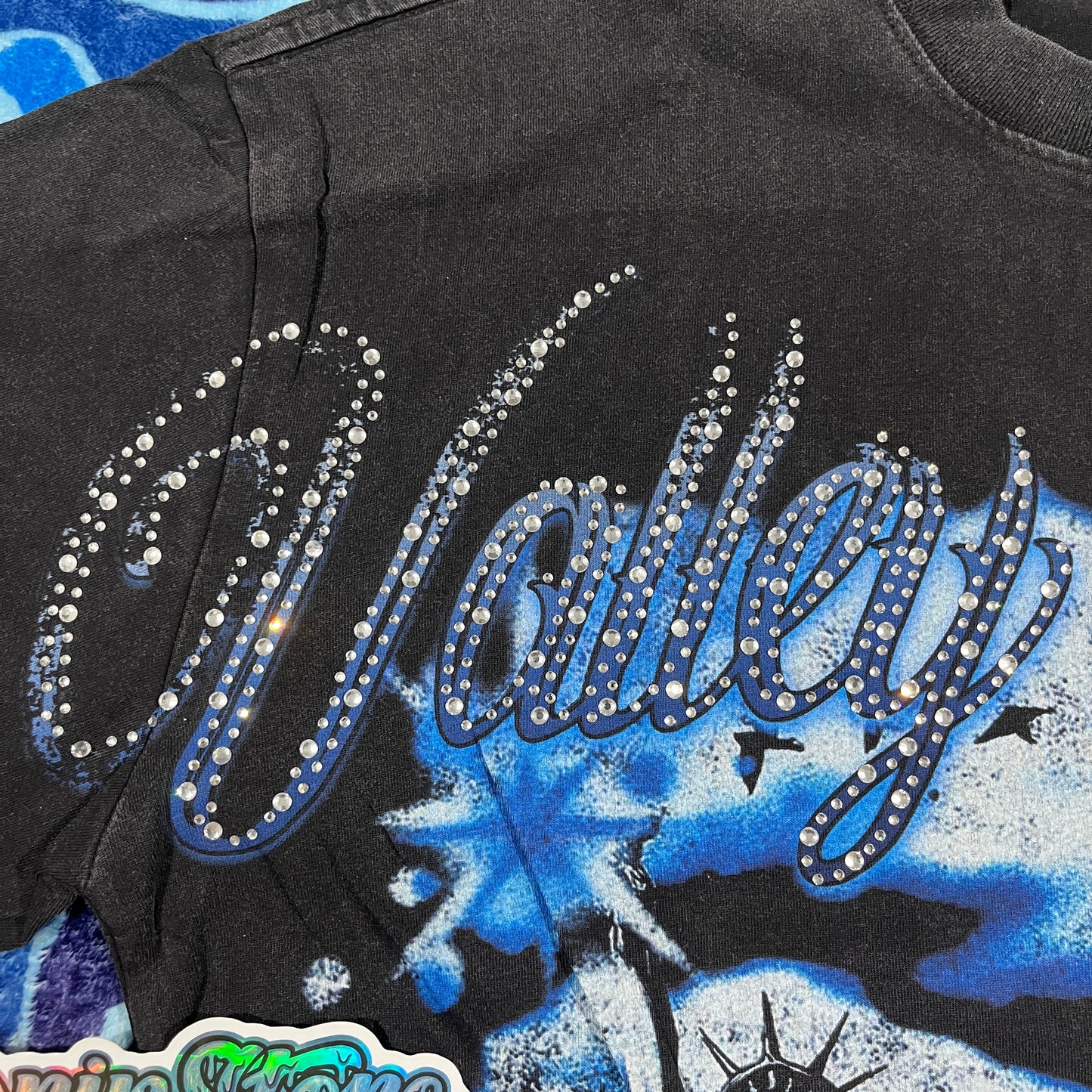Vale Forever Godfather Black Bling Tee Black