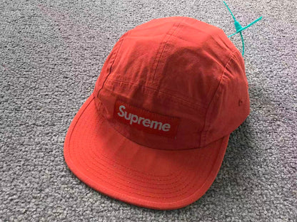 Supreme Canvas Camp Cap Red