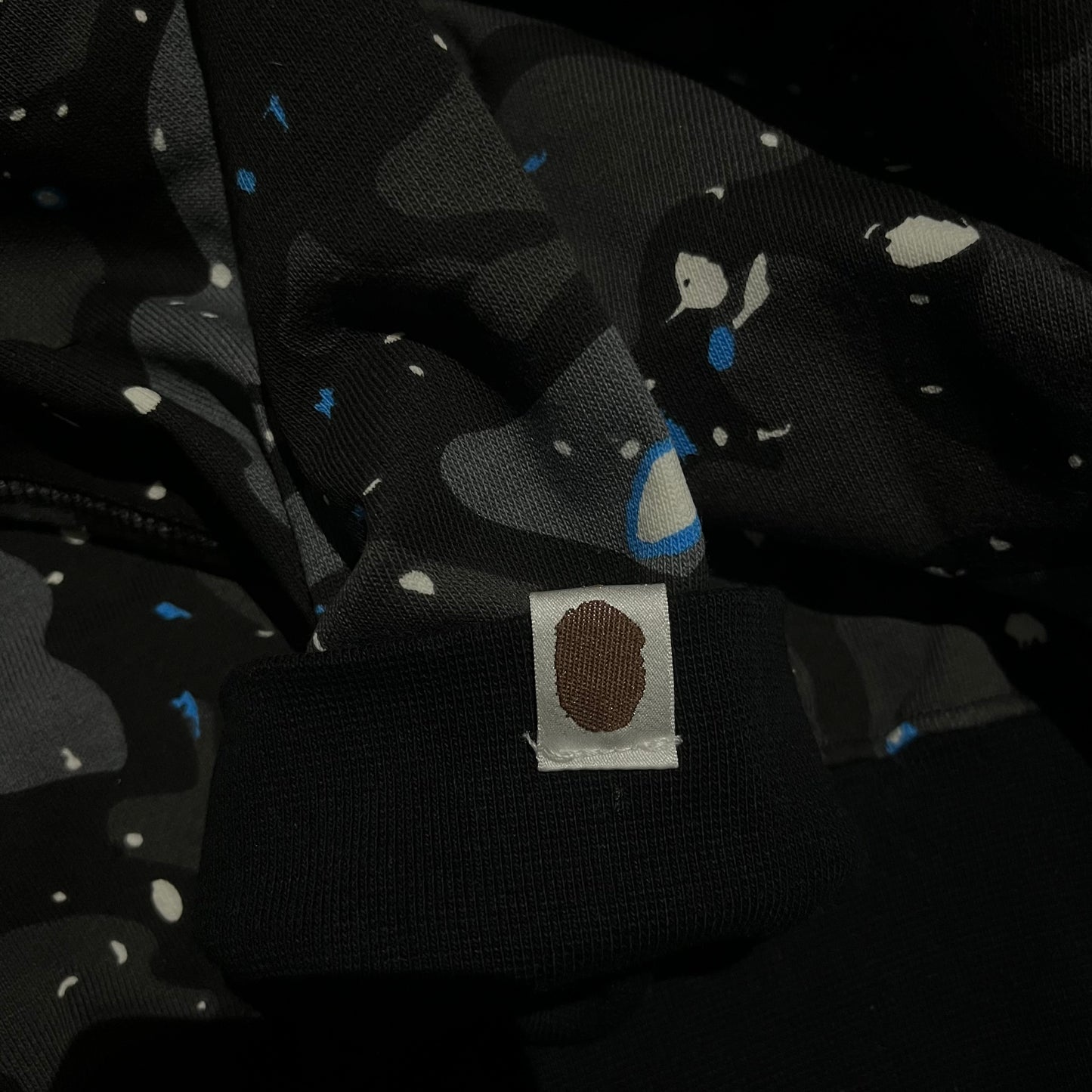 Campera Bape Space Camo (Brilla oscuridad) XL