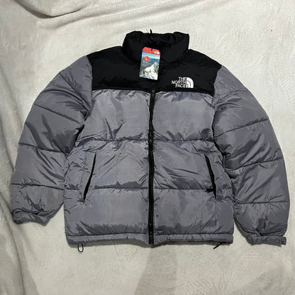 THE NORTH FACE 1996 RETRO NUPTSE 700 FILL PACKABLE JACKET GREY