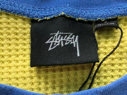 Stussy Thermal 2 Tone Raglan Shirt Yellow
