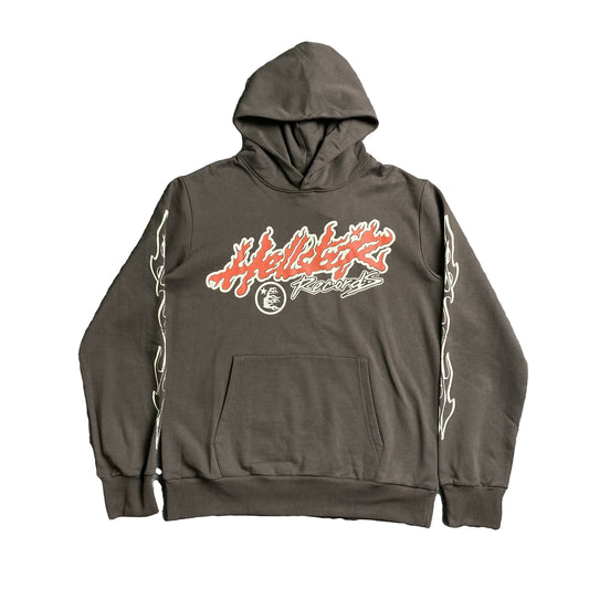 HELLSTAR RECORDS WORLD TOUR HOODIE GREY