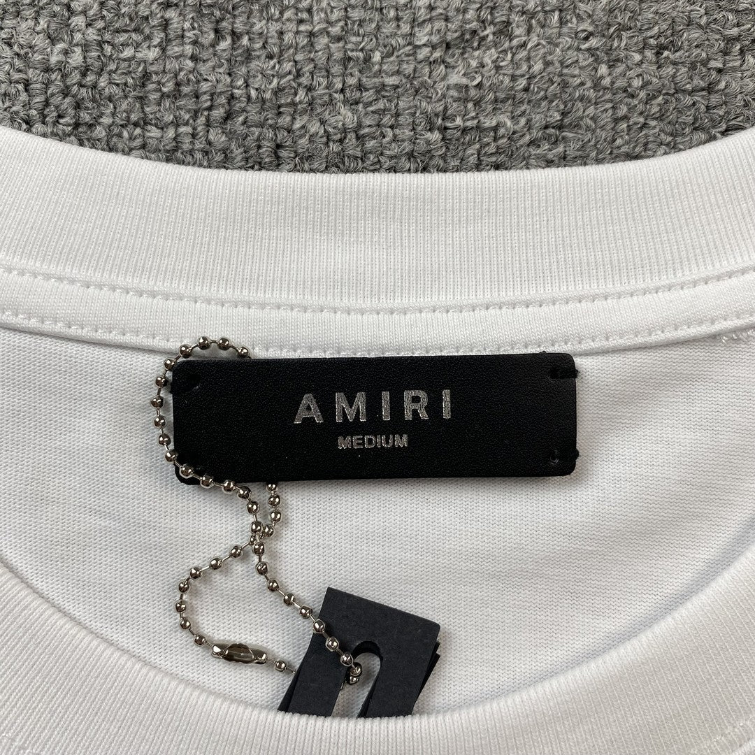 AMIRI MA BAR LOGO TEE WHITE