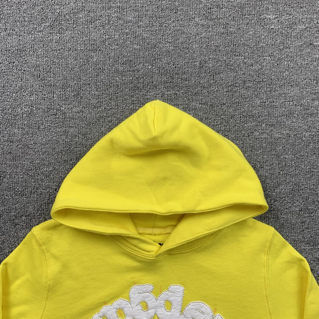 SP5DER WEBSUIT HOODIE YELLOW