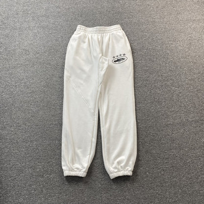 CORTEIZ ALCATRAZ 4 STARZ SWEATPANT WHITE