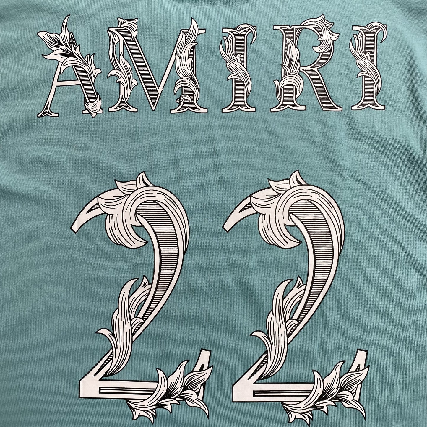 AMIRI 22 TEE BLUE