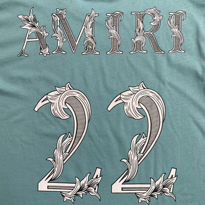 AMIRI 22 TEE BLUE