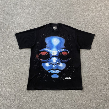 HELLSTAR GOGGLES TEE BLACK