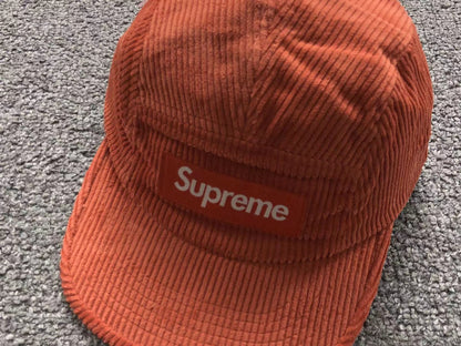 Supreme Corduroy Camp Cap Coral