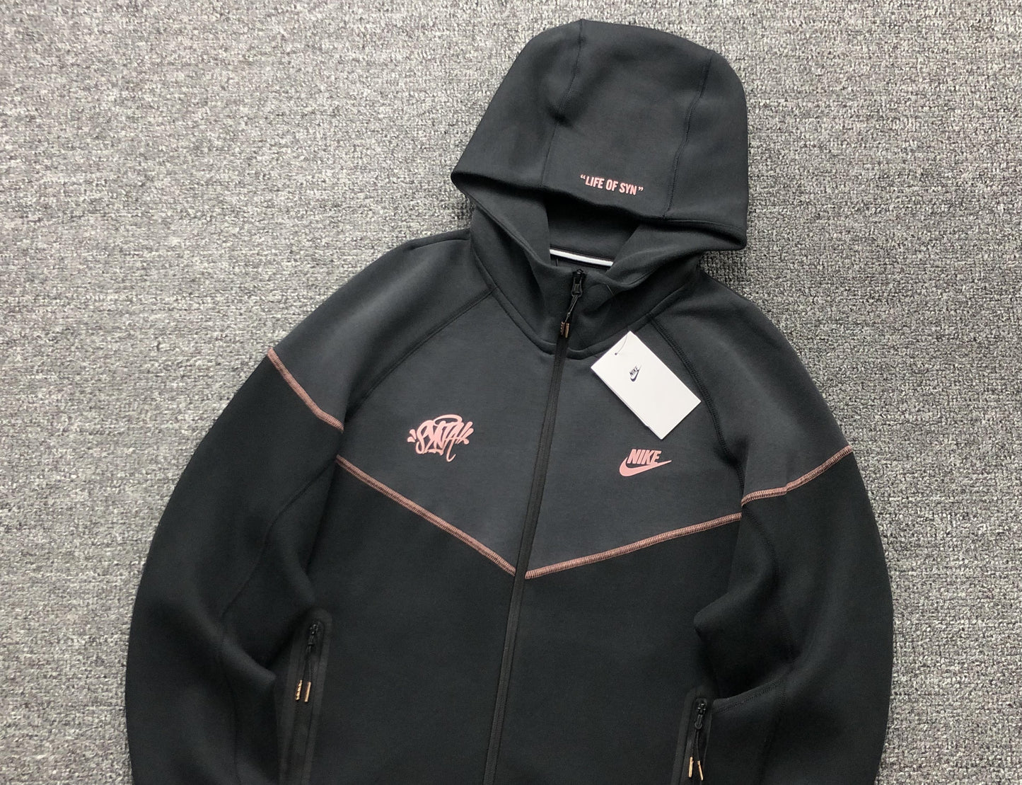 NIKE X SYNA WORLD TECH FLEECE TRACKSUIT BLACK