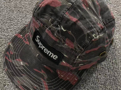Supreme Military Camp Cap Red Tiger Camo