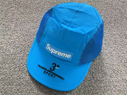 Supreme Mesh Side Panel Camp Cap Cyan