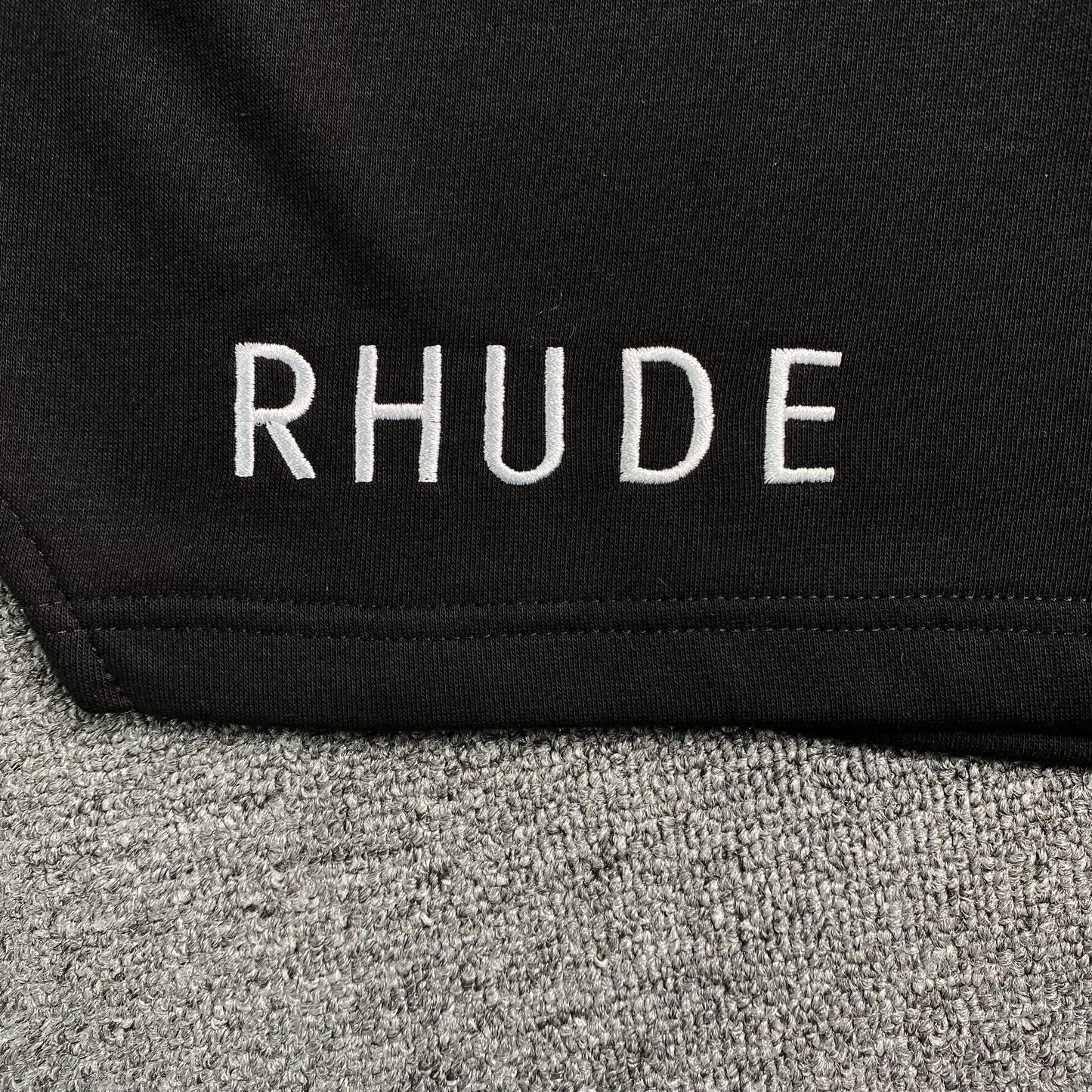 RHUDE X MCLAREN SHORTS BLACK