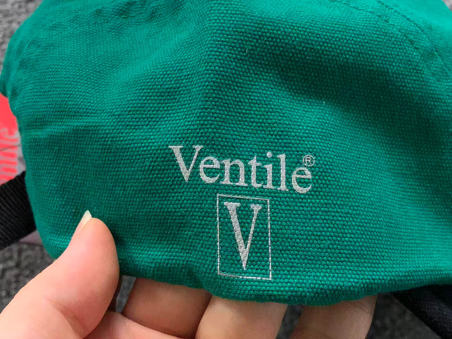 Supreme Ventile Camp Cap Green