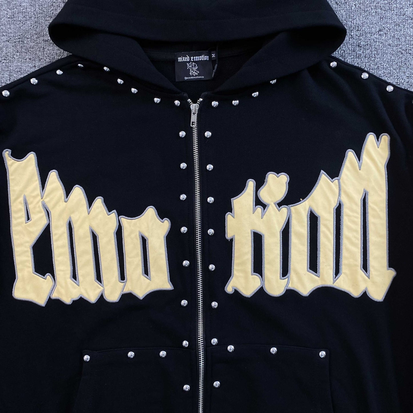Mixed Emotion Crown Jacket Black