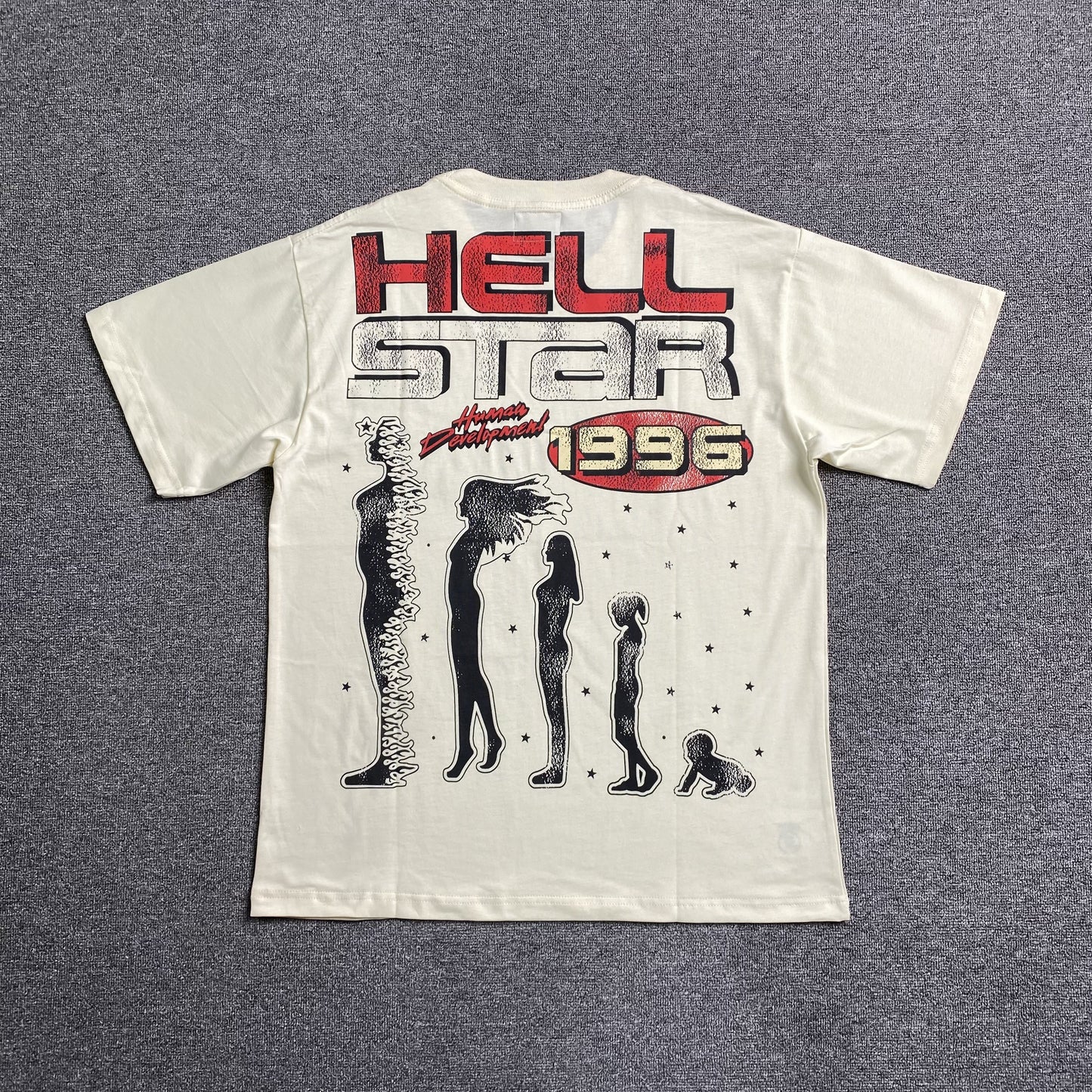 HELLSTAR HUMAN DEVELOPMENT TEE WHITE