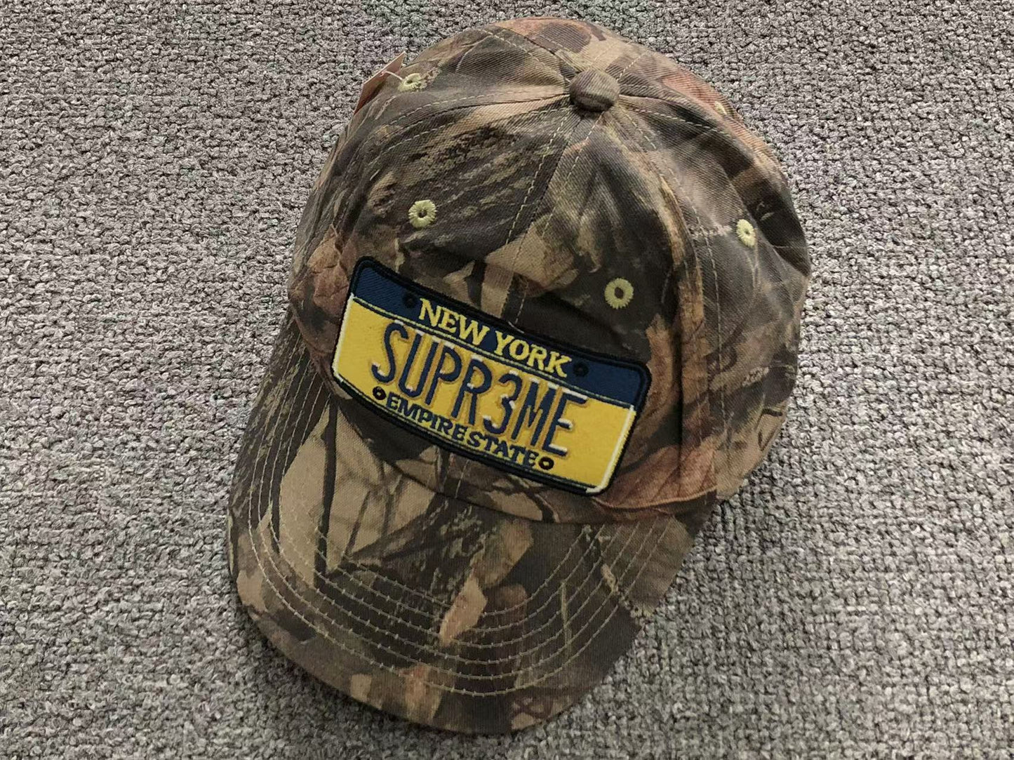 Supreme License Plate 6-Panel Camo