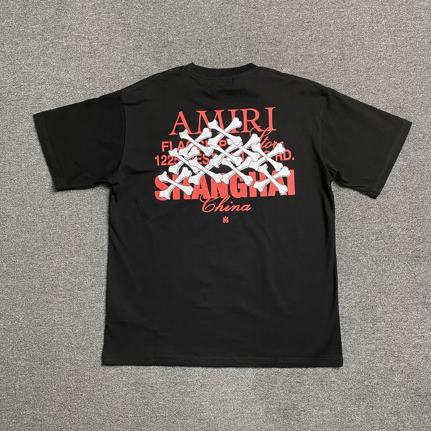 AMIRI BONES TEE BLACK