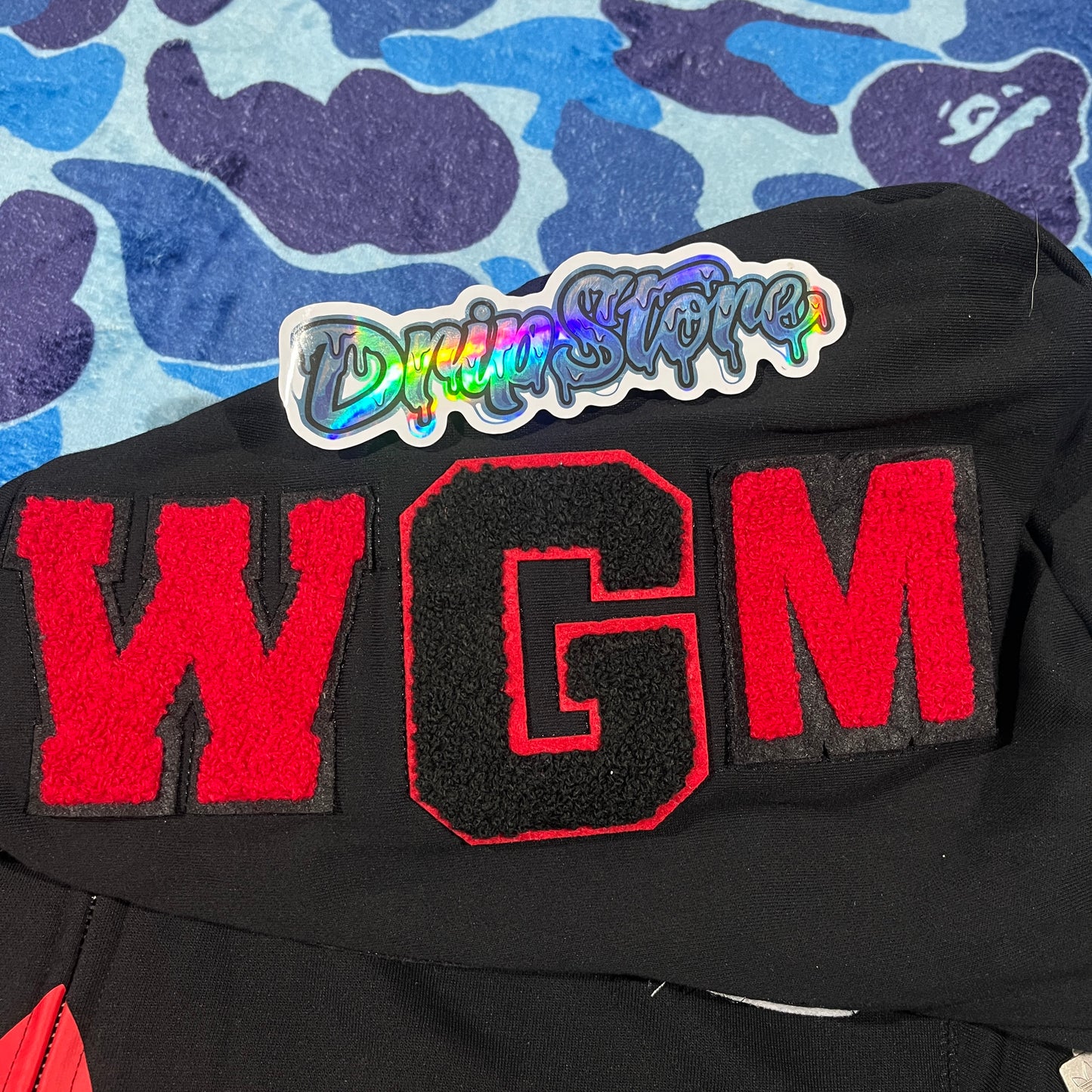 Bape x Adidas Shark Full Zip Hoodie Black